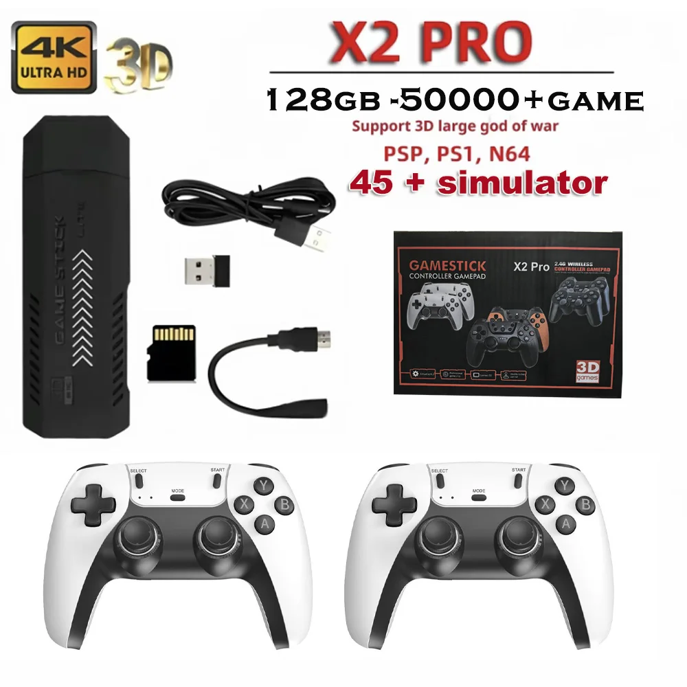 X2 Pro 48.000 Spiele Kabellose Controller mit HDMl-Ausgang -2-Controller-Zubehör - Image 7